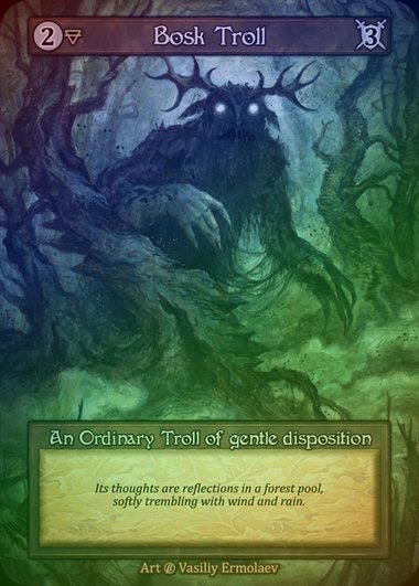 【FOIL】[Earth] Bosk Troll [beta-Ordinary]